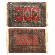 Pair of small Persian-style carpets, 20th century