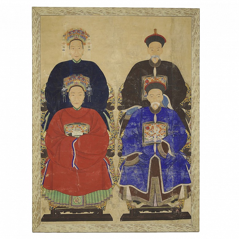 Asian painting ‘Imperial Portrait’, Qing dynasty