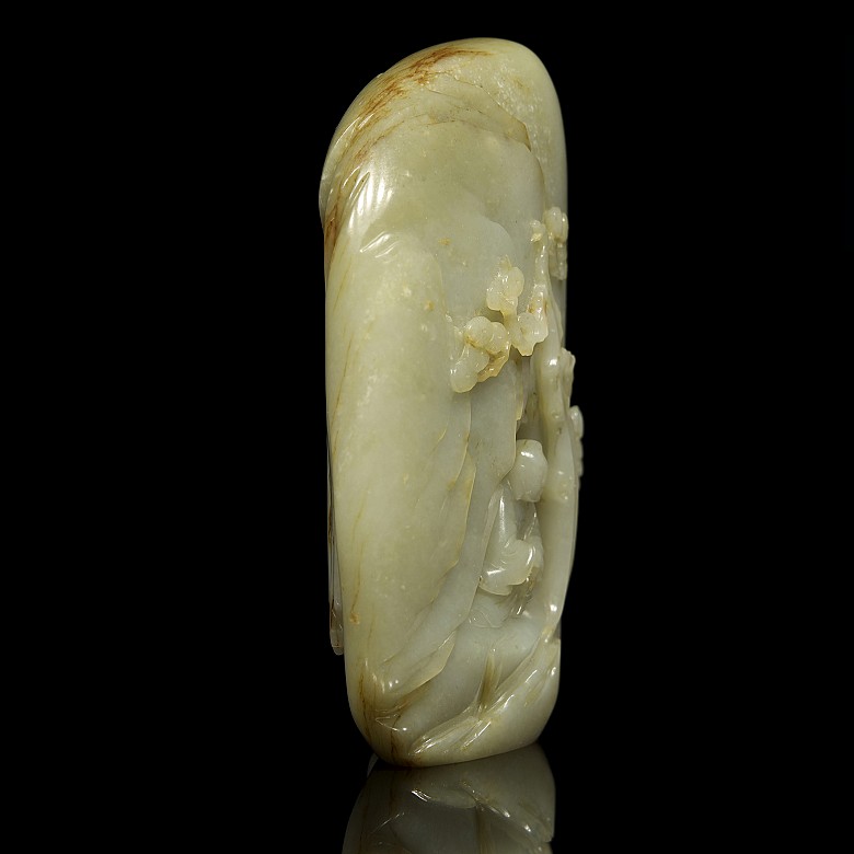 Carved jade figure 