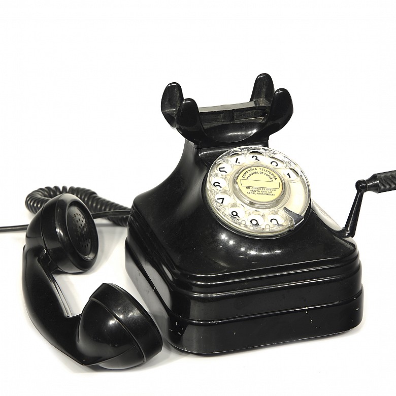 Vintage bakelite telephone, 20th century