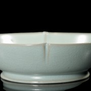 Small ‘Ruyao’ celadon-glazed ware dish, Qing dynasty