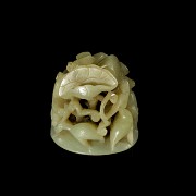 Carved jade figurine ‘Cranes’, Qing dynasty