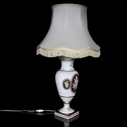 Porcelain floor lamp, 20th century