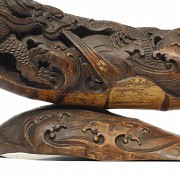 Carved bamboo figure “Dragon”, 20th century