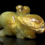 Jade sculpture 'Mythical Beast', Western Zhou Dynasty