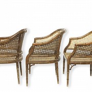 Three grille seats, 20th century - 3