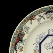 Two English porcelain dishes, Chinese style, 19th-20th century - 8