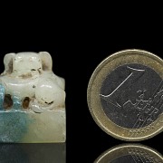 Jade lion seal, Western Han Dynasty