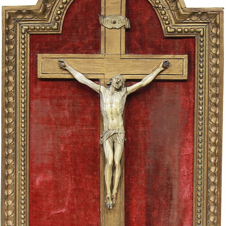 Ivory crucified Christ, 18th century