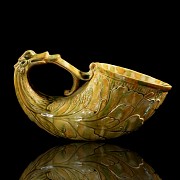 Glazed ceramic libation cup ‘Phoenix’, Tang style