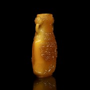 Amber snuff bottle, Qing dynasty