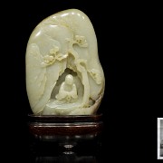 Carved jade figure 