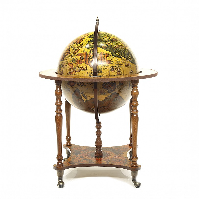 Bar cabinet ‘Globe of the Earth’, 20th century