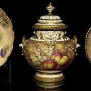 Juego de cuatro piezas, Royal Worcester, s.XX