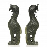 Pair of sculptures 