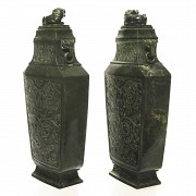 Pair of large vases, 20th century