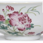 Porcelain enameled bowl, 20th century