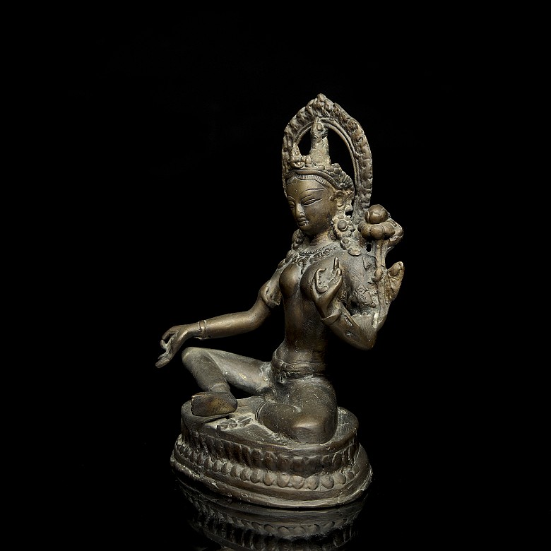 Metal figure ‘Syama Tara’, 20th century