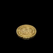 Gold coin of 50 Mexican Pesos