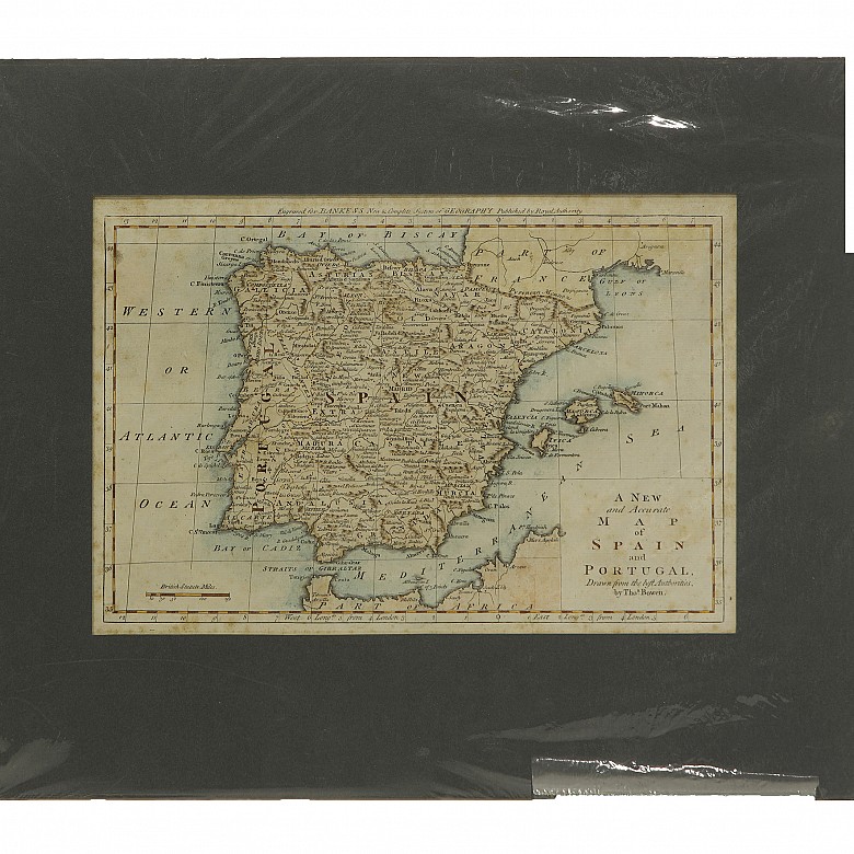 Conjunto de mapas ingleses de la 