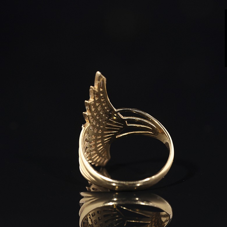 Anillo de oro amarillo de 14 k