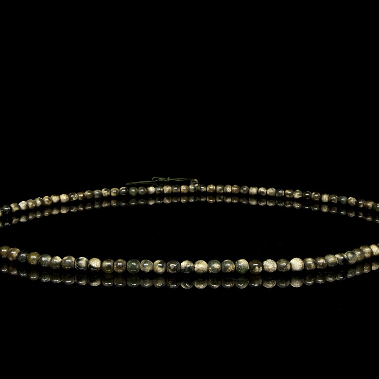 Jade bead necklace, Ming dynasty