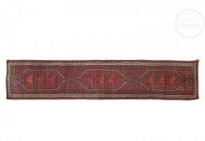 Small Persian woollen carpet, 20th century