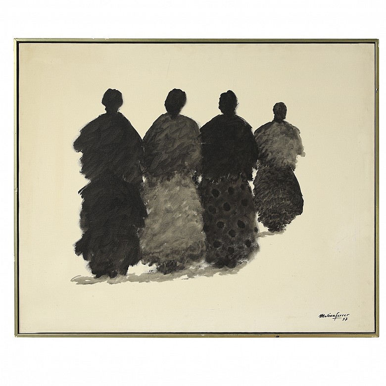 Molina Ferrer (20th century) ‘Gitanas’, 1997