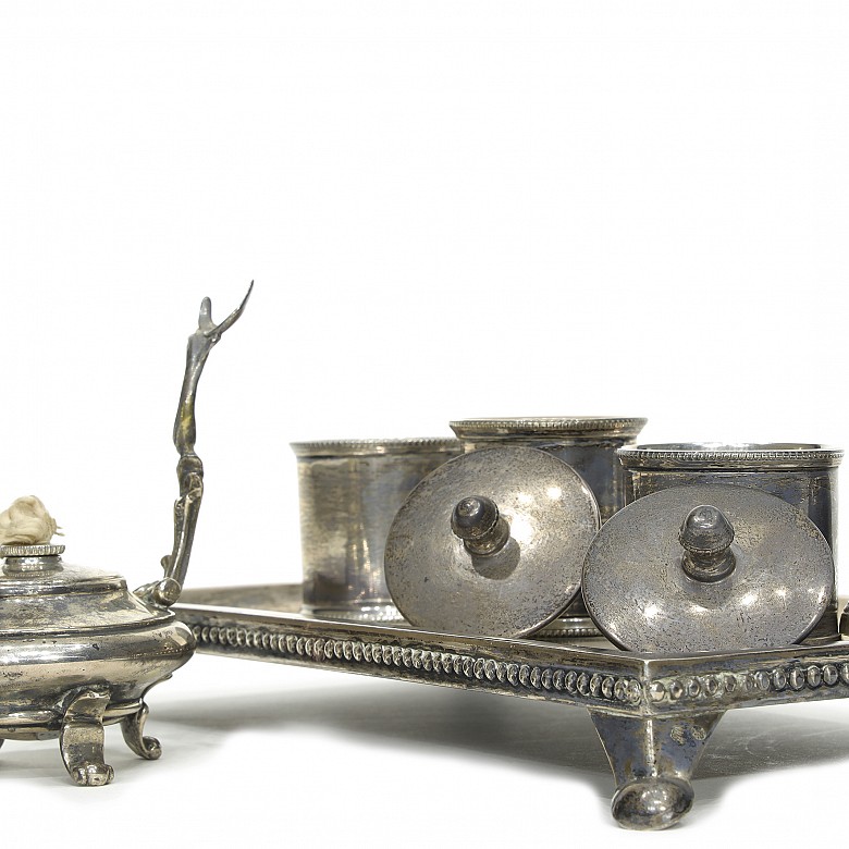 Lot of Spanish silver objects, 20th century