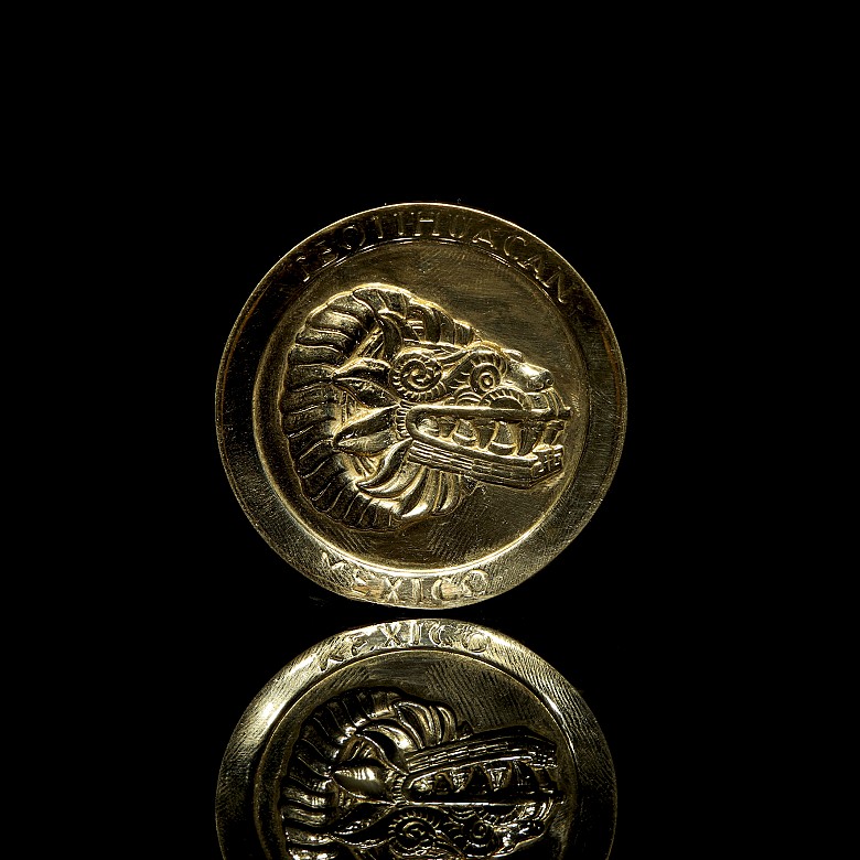 Moneda medalla de oro 