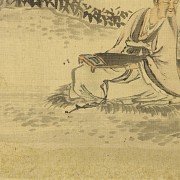 Pair of Chinese paintings ‘Scenes in the Countryside’, 20th century