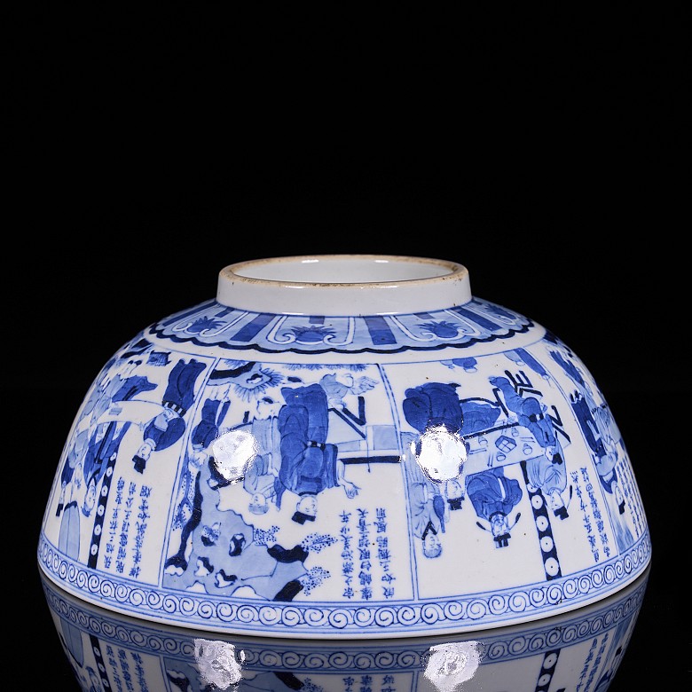 Porcelain bowl “Chinese Tale”, Qing Dynasty