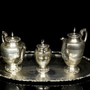 Silver tea and coffee set, 20th century