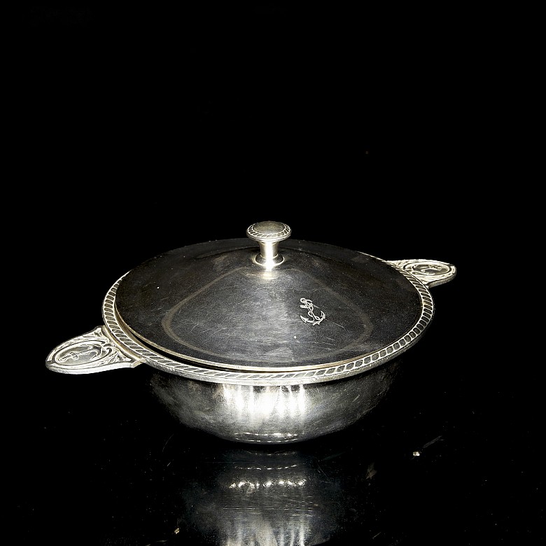 Silver-plated metal tureen ‘Boulenger’, 1940