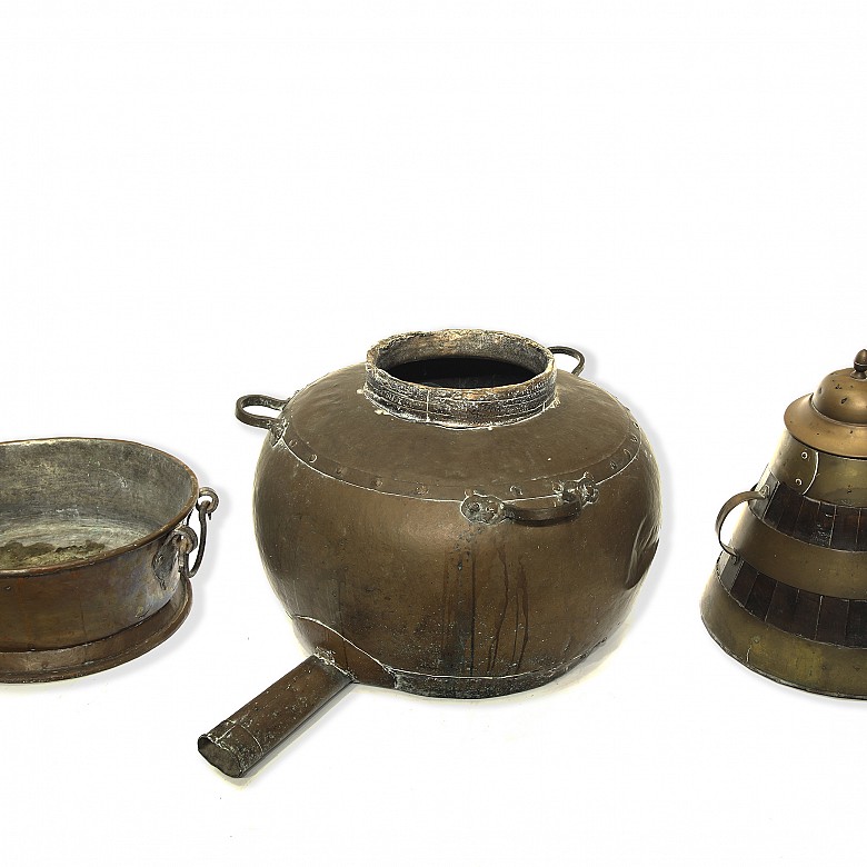 Set of copper pieces for orujo distillation, 19th-20th century - 4