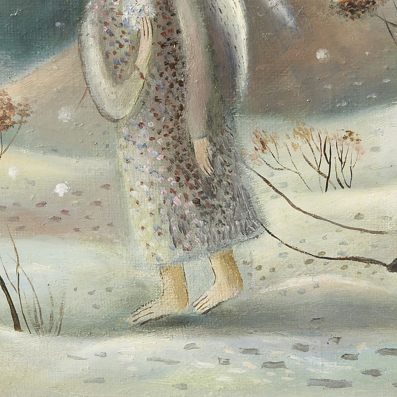 Adyceba P. (20th century) ‘Angels in Winter’