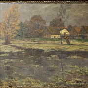 E. Block ‘Pond in front of the village’, early 20th century