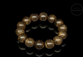 Cheng-xiang’ or Agar bead bracelet, 20th century