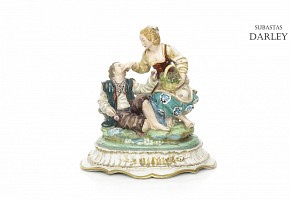 German porcelain figure, 20th century