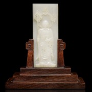 White jade plaque 