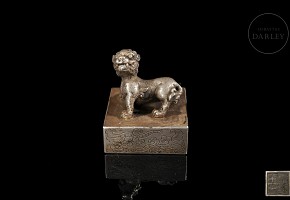 Pewter Seal ‘Lion’, Qing dynasty