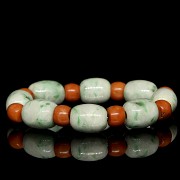 Jadeite bead bracelet, Qing dynasty