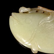 Hetian jade figure “Fish”, Qing dynasty