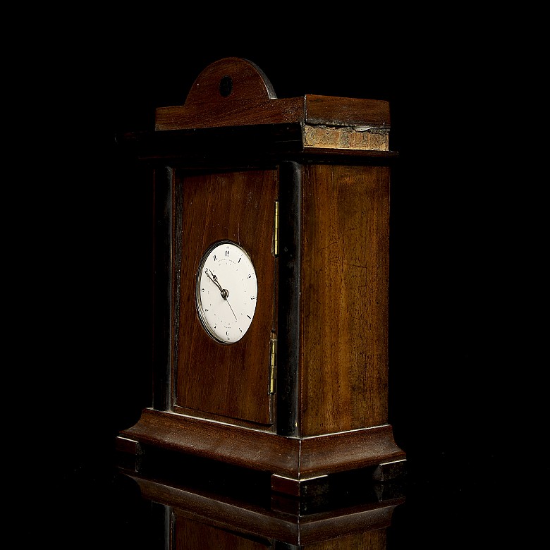 ‘Eardley Norton’ pocket watch with wooden stand, 19th century - 9