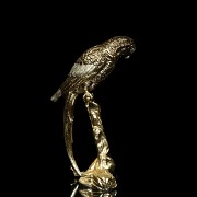 Gilded metal sculpture ‘Parrot’, 20th century - 3