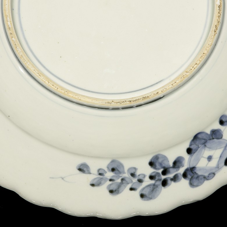 Plato japonés de porcelana Imari 