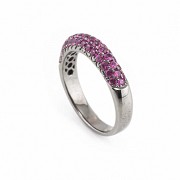 18k Black Ruby Ring