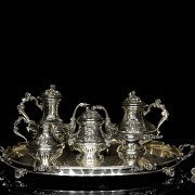 Spanish silver tea and coffee set, 20th century