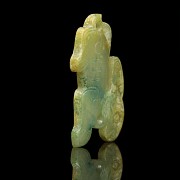 Carved jade rabbit plaque, Western Zhou Dynasty