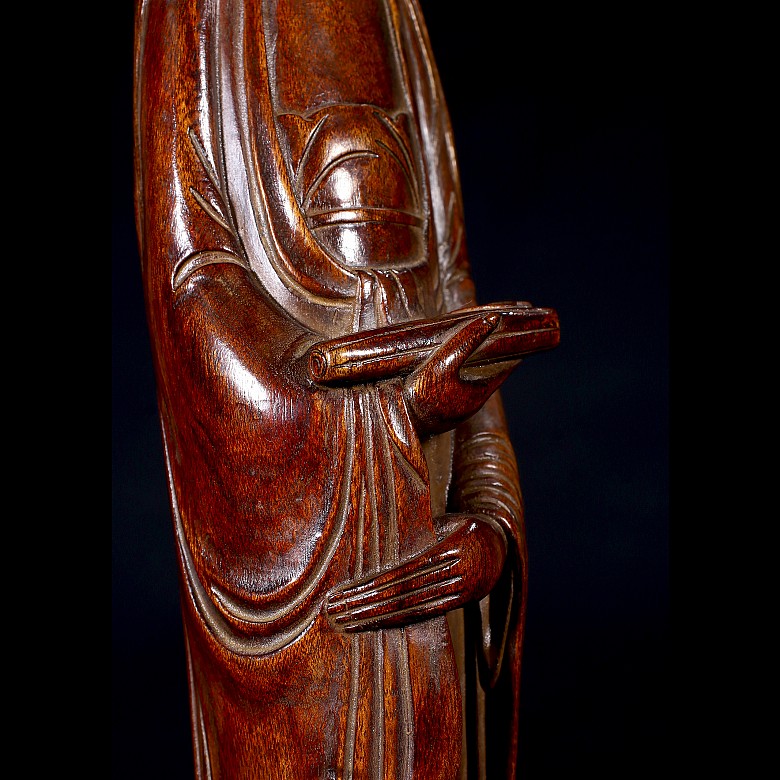 Figura de madera de Chenxiangmu 